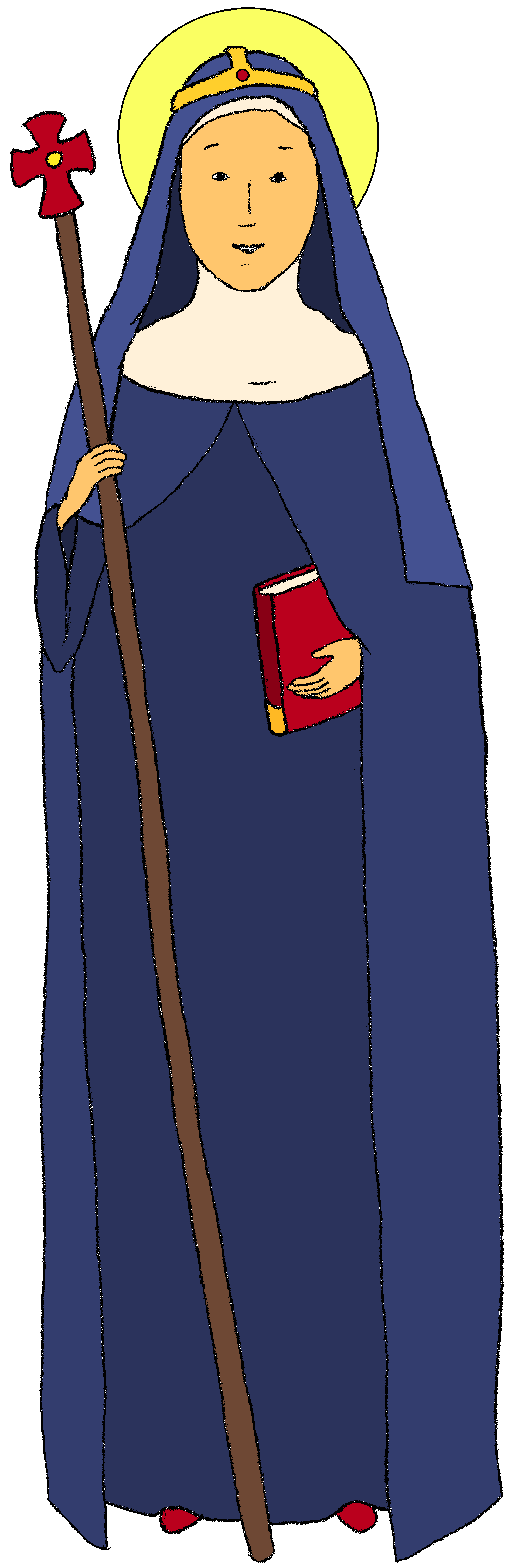 L'image de ce saint ne parvient pas à s'afficher. Pour afficher un nouveau saint, il te suffit de raffraichir la page (ctrl+R).